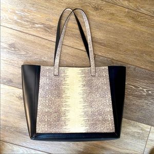 Loeffler Randall snakeskin Shoulder Bag Tote Purse